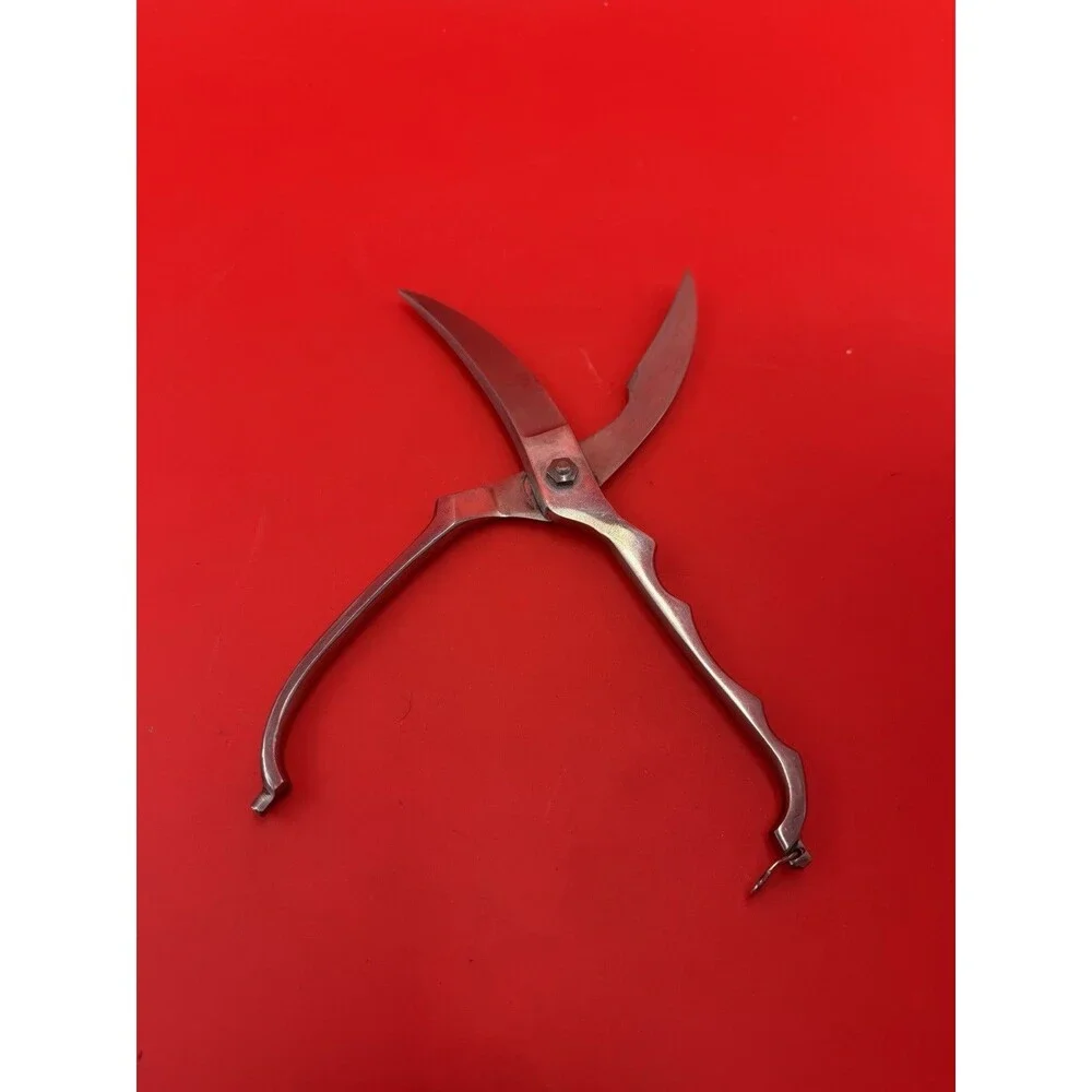 Vintage Rostfrei Stainless Steel Kitchen Poultry Shears Scissors Metal Chicken